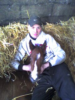 mon couz avec un cheval